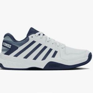 K-Swiss Court Express Pickleball Men's Tennis Shoe 10 WHITE/OCEANA/PATINA